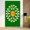 Lord Krishna Backdrop with Cow Indian Traditional Cloth Pooja Backdrop Indian Wall Art Photo Decor Banner Designer Wall Hangings Diwali Decor Wedding Housewarming Gift